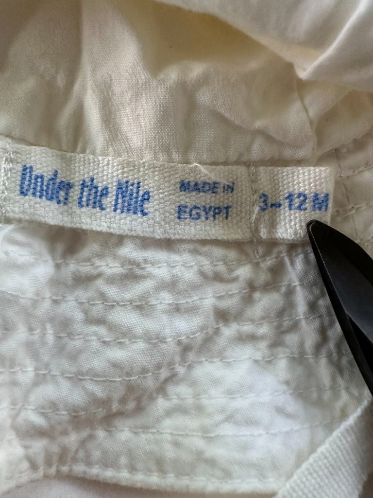 Under The Nile White Sunhat — image 2 of 3